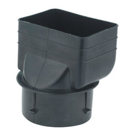 Advanced Drainage Systems 4-1/4 in. Barb X 3 in. D Barb Polyethylene Downspout Adapter 1 pk