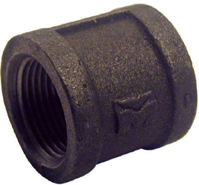 BK Products 1/2 in. FPT x 1/2 in. Dia. FPT Black Malleable Iron Coupling (Pack of 5)