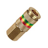 Tru-Flate Brass U-Style Universal Coupler 1/4 in. Female 1 pc. (Pack of 10)