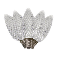 Celebrations Platinum LED C9 Pure White 25 ct String Christmas Lights 25 ft.