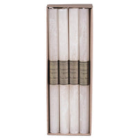 Sullivans Vance Kitira Melon White Unscented Scent Timber Taper Candle (Pack of 8)
