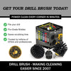 Drillbrush 4 in. W Ultra Bristle Metal Handle Drill Brush Set