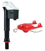 Korky Universal Fit Adjustable QuietFILL Toilet Fill Valve and 2 in. Flapper Kit