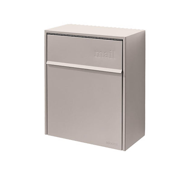 Adoorn Galvanized Steel Wall Mount Sand Stone Mailbox
