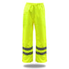 Boss Hi-Vis Yellow Polyester Rain Pants XXL