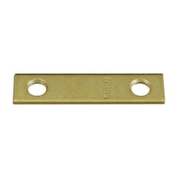 National Hardware 2 in. H X 1/2 in. W Brass Steel Mending Brace