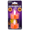 Magic Seasons Orange No Scent Flameless LED Tea Lights 1.5 in. H (Pack of 12)