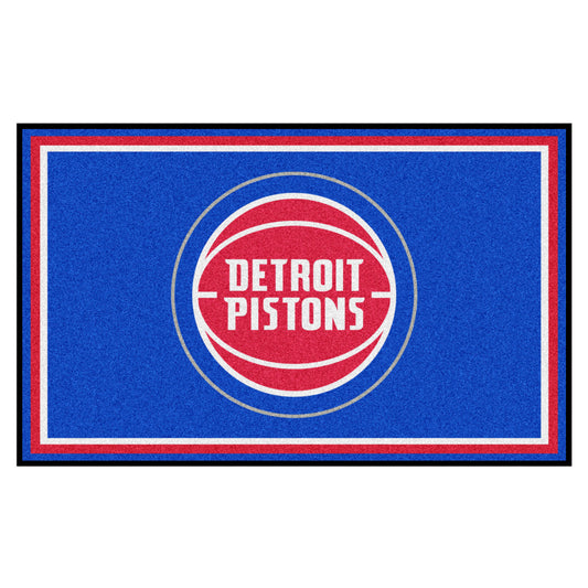NBA - Detroit Pistons 4ft. x 6ft. Plush Area Rug