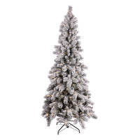 Holiday Bright Lights 7 ft. Slim LED 400 ct Arcadia Pine Sparkle Color Changing Christmas Tree
