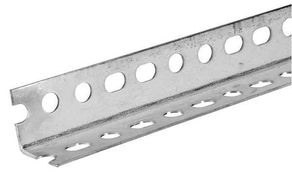 Ángulo ranurado de acero galvanizado SteelWorks de 48 in. L x 1-1/4 in. W x 0.048 in. H - Oferta de la semana