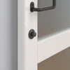 National Hardware Matte Zinc Indoor Sliding Door Lock