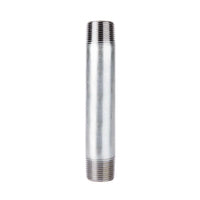 STZ Industries 2 in. MIP each X 2 in. D MIP Galvanized Steel 7 in. L Nipple
