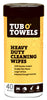 Tub O' Towels Fiber Weave Cleaning Wipes 8 in. W X 7 in. L 40 pk