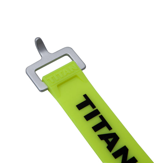 TitanStraps Super Strap 0.88 in. W x 18 in. L Yellow Tie Down Strap 60 lb. 1 pk