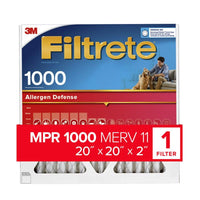 Filtrete 20 in. W X 20 in. H X 2 in. D Polypropylene 11 MERV Pleated Air Filter 1 pk (Pack of 4)