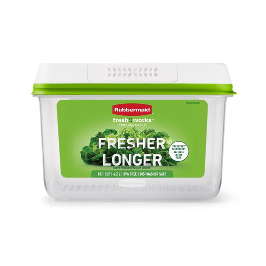 Rubbermaid 18.1 cups Clear Produce Keeper 1 pk