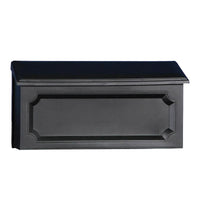 Architectural Mailboxes Windsor Plastic Wall Mount Black Mailbox