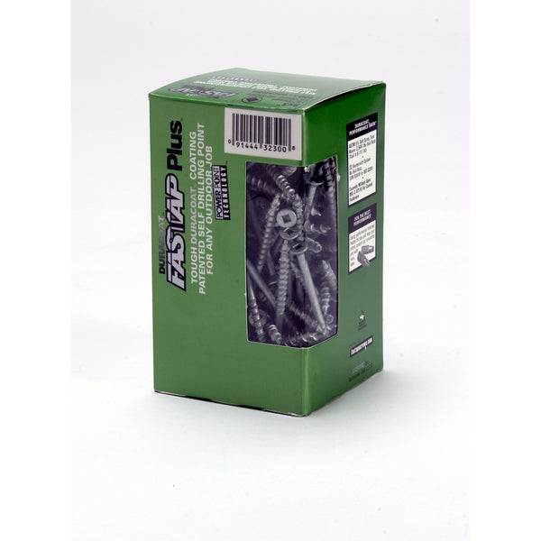 Fastap Plus No. 9 X 3 in. L Phillips DuracoatXT Coarse Wood Screws 100 pk