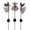 Alpine Brown Metal 33 in. H Solar Garden Stake (Pack of 12)