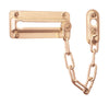 Prime-Line 3.43 in. L Bright Brass Steel Chain Door Guard
