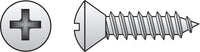 Hillman No. 14 X 2 in. L Phillips Oval Head Sheet Metal Screws 100 pk