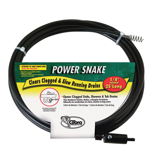 Power Snake Snake Drain Auger 15 ft. L
