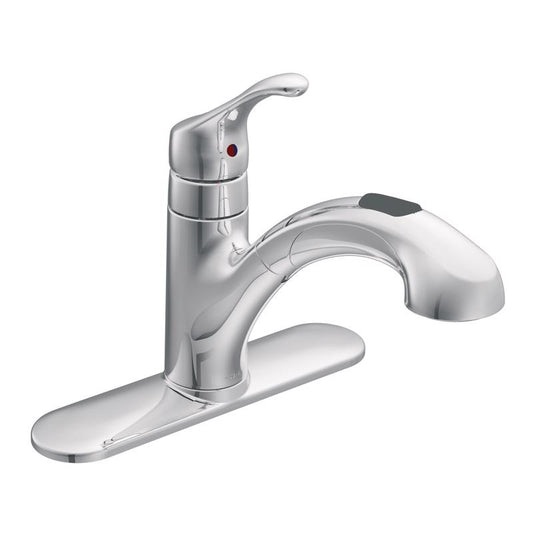 Moen Renzo One Handle Chrome Pull-Out Kitchen Faucet
