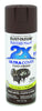 Rust-Oleum Painter's Touch Ultra Cover Satin Espresso Spray Paint 12 oz. (Pack of 6)