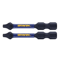 Irwin Impact Performance Series Square #1 X 2 in. L Power Bit Steel 2 pc