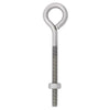 Hampton 1/4 in. x 4 in. L Stainless Steel Eyebolt Nut Included (Pack of 10)