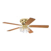 Westinghouse 52 in. Polished Brass Brown LED Indoor Ceiling Fan - Open Box