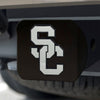 University of Southern California Black Metal Hitch Cover
