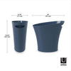 Umbra 2 gal Blue Polypropylene Modern Trash Can (Pack of 6)