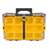 DeWalt ToughSystem 2.0 Storage Organizer Impact-Resistant Poly 10 compartments Black/Yellow