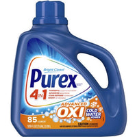 Purex Advanced Oxi No Scent Laundry Detergent Liquid 128 fl. oz. 1 pk (Pack of 4)