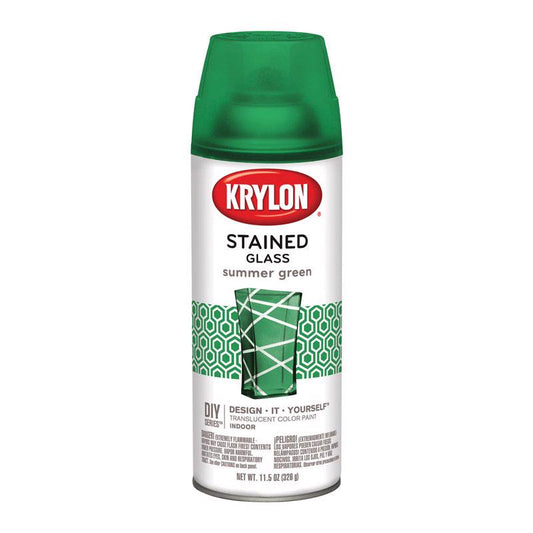 Krylon Stained Glass Summer Green Spray Paint 11.5 oz.
