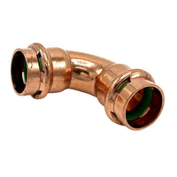 Quickfitting 3/4 in. Press in. X 3/4 in. D Press in. Copper 90 Degree Elbow