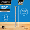 Hillman Power Pro No. 10  x 3-1/2 in. L Star Flat Head Exterior Deck Screws 1 lb.