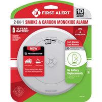 First Alert Slim Battery-Powered Electrochemical/Photoelectric Smoke and Carbon Monoxide Detector 1 (Pack of 4)
