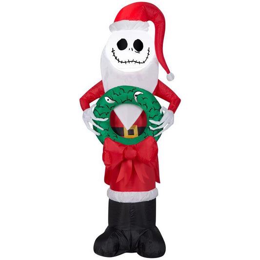 Gemmy Jack Skellington as Santa 3.5 ft. Inflatable