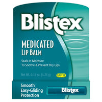 Blistex Unscented Scent Medicated Lip Balm 0.15 oz 1 pk (Pack of 24)