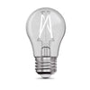 Feit White Filament E26 A15 Filament LED Bulb White 60 Watt Equivalence 2 pk