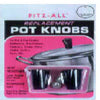 Fitz-All Plastic Replacement Pot Knob Black - Deal of The Week