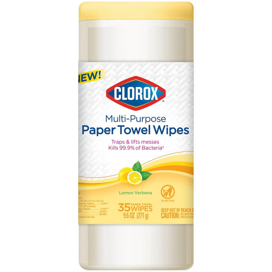 Clorox Lemon Verbena  Disinfecting Wipes 35 ct (Pack of 6)