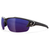 Edge Eyewear Khor G2 Polarized Safety Glasses Blue Mirror Lens Black Frame 1 pc.