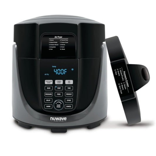 NuWave Duet Black 6 qt. Programmable Digital Air Fryer w/Pressure Cooker