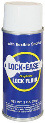 Lock-Ease General Purpose Graphite Lubricant Spray 3.5 oz. with Flexible Snorkel (Pack of 12)