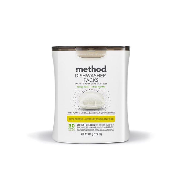 Method Cápsulas aromáticas de limón y menta para detergente de lavavajillas, 17.2 oz, paquete de 30 - Oferta de la semana