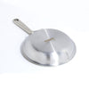 Made In Cookware Ceramic/Stainless Steel Fry Pan 8 in. Silver/White