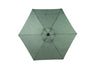 Living Accents Woodridge 9 ft. Tiltable Brown Patio Umbrella
